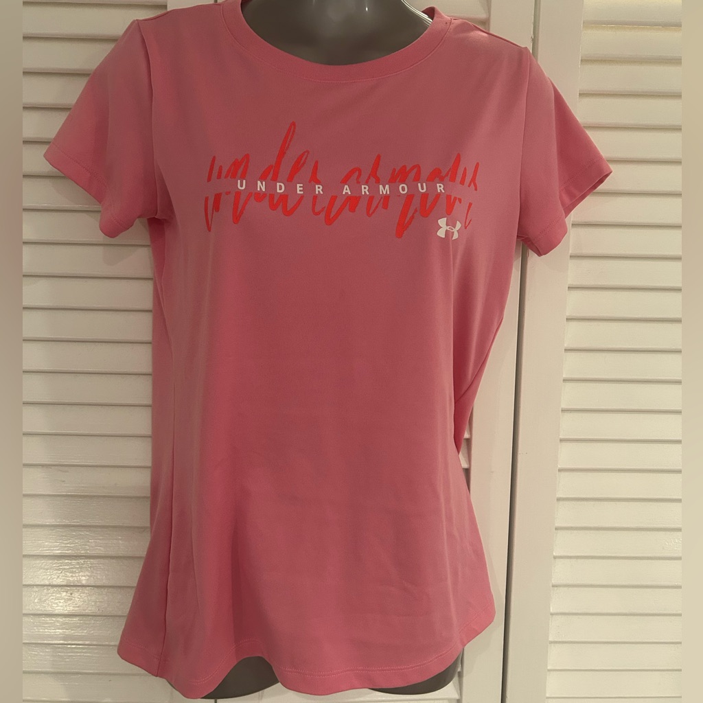 Under Armour Heatgear Pink Tee Xs